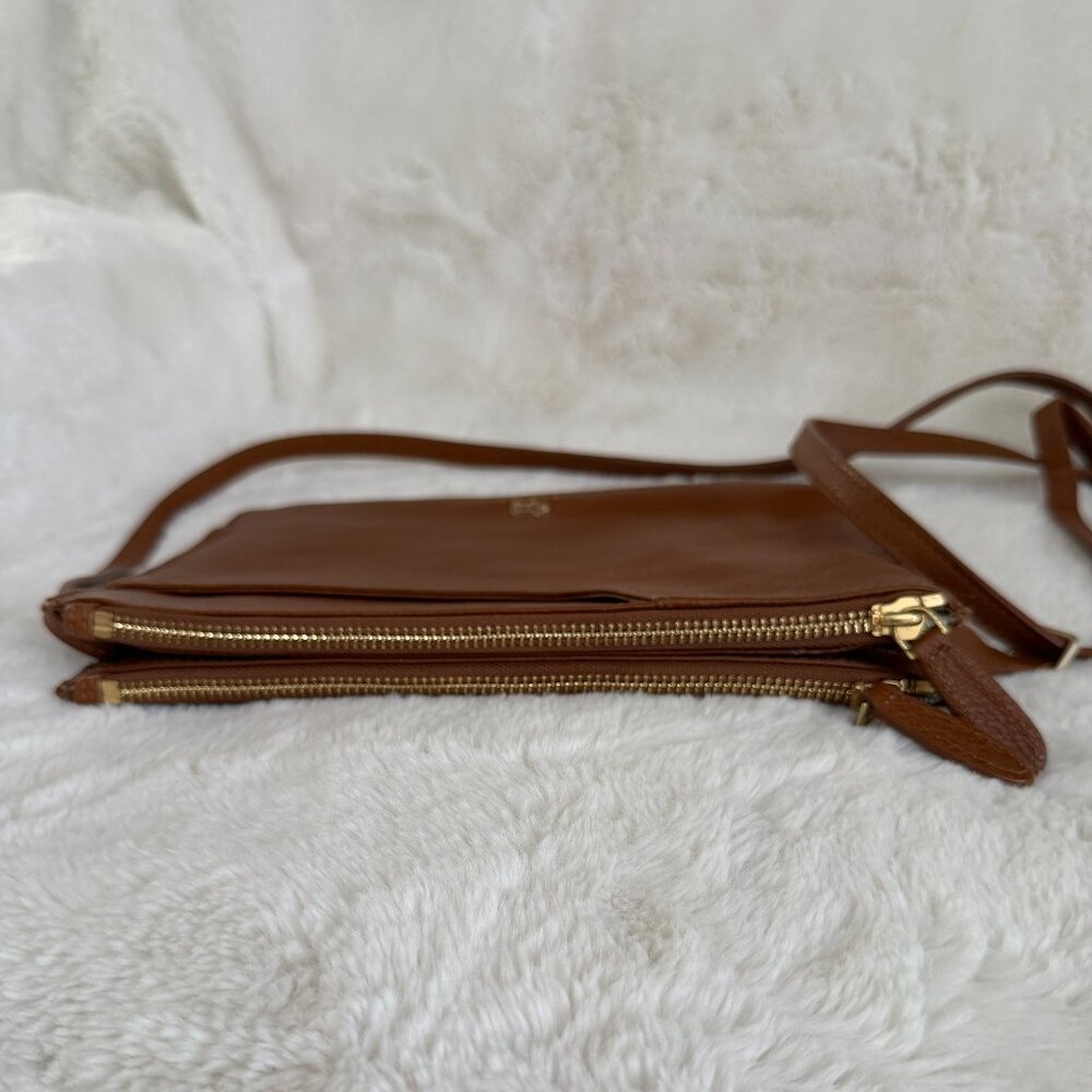Radley London POCKETS Honey Brown Leather Small Crossbody Bag - Picture 10 of 14